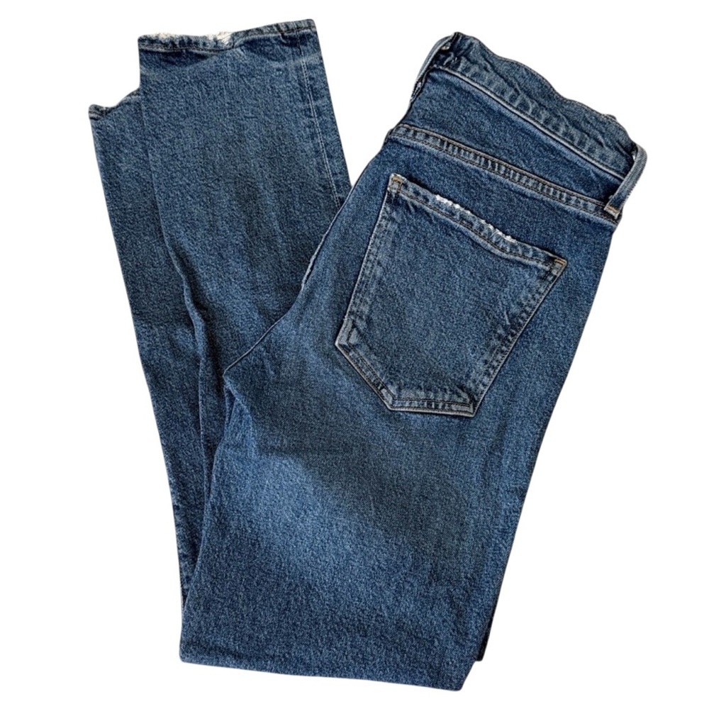 AGOLDE Toni Mid Rise Straight Leg Jeans - Picture 3 of 5